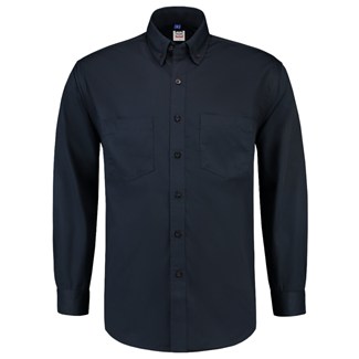 Tricorp Casual 701004 werkhemd lange mouw basis marine blauw maat  L