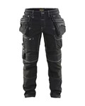 Blåkläder X1900 werkbroek denim stretch zwart maat 58