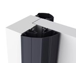Ellen vingerbeschermingsprofiel - Finprotect Plus 5090 - 250cm - antraciet 