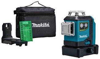Makita kruislijn laser - SK700GD - 12V Max - groen - 3x 360° - excl. accu en lader - in tas