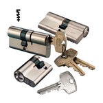 DOM Plura gelijksluitende combinatieset à 3 cilinders SKG2 1x 30-30mm en 1x30-45mm en 1x0-30mm