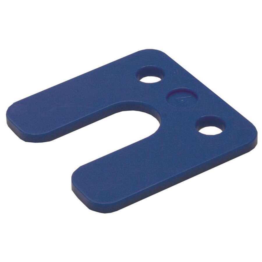 Gebr. Bodegraven drukplaten - met sleuf - 4 mm - kunststof - blauw - 192 st