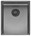 Reginox New York 3440 R10 vlak+onderbouw Comfort spoelbak - Gun Metal