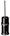Dauby toiletborstel houder - Pure Plus - verouderd ijzer zwart - blackpot