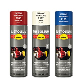 Rust-Oleum deklaag - Hard Hat - geelgroen - 0.5l - spuitbus