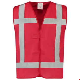 Tricorp Reflectievest 453014 - Fluor Rood - maat XL / XXL