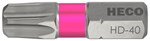 HECO schroefbits [10x] - Torx T-40 (HD40) - roze