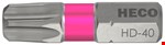 HECO schroefbits [10x] - Torx T-40 (HD40) - roze