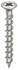 HECO TOPIX-plus scharnierschroeven - platkop RVS A2 - 4,5x40 mm - PZ2 - voldraad - 500 st