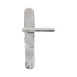 Dauby deurkruk op schild - Pure PH1920 / P40 - wit brons - blind