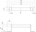 Intersteel deurgreep - 200 x 25 mm - mat zwart