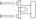 FSB deurknop vast op rozet - bolmodel - aluminium F1- ASL0802 