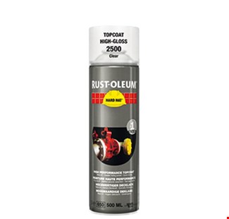 Rust-Oleum deklaag - Hard Hat - transparant - hoogglans - 0.5l - spuitbus