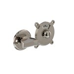 Intersteel toilet-/badkamersluiting - George - 8 mm - met tekst "vrij/bezet" - nikkel