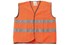 Sacobel verkeersvest - oranje - 2 horizontale strepen - maat XL
