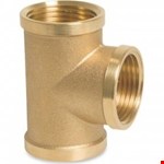 T-stuk - Fig.130 - Messing - binnen/binnen/binnen - 1/4"