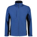 Tricorp softshell jack - Bi-Color - Workwear - 402002 - koningsblauw/marine blauw - maat XS