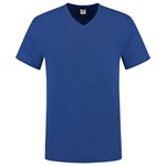 Tricorp T-shirt V-hals fitted - Casual - 101005 - koningsblauw - maat XXL