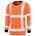 Tricorp 103002 T-Shirt RWS Birdseye lange mouw - Fluor Oranje - maat 5XL