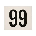 Besbo huisnummerplaat - Nr. 99 - aluminium