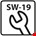 Hoenderdaal tapbout [50x] - RVS-A2 - SW-19 - M12x45mm
