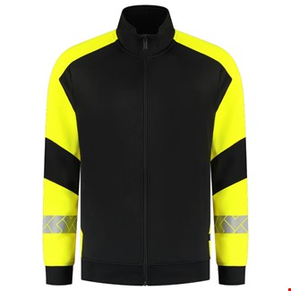 Tricorp Sweatvest Reflective Redefined 306104 Black/Yellow - maat XL