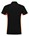 Tricorp Workwear 202002 Bi-Color unisex poloshirt Zwart Oranje L
