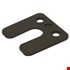 Gebr. Bodegraven drukplaten - met sleuf - 3 mm - kunststof - zwart - 240 st