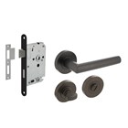 Intersteel Deurbeslag set - Slot met Deurkruk Bastian op Rozet