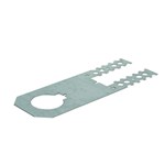 Gebr. Bodegraven leuninganker - 256 mm - 90x1,25 mm - verzinkt