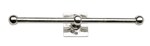 Dauby toiletrol houder dubbel - Pure Plus Square - wit brons - 300 mm