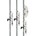 Habo raamespagnolet - 1800 mm - 3haak - 962SP-33