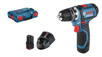 Bosch accu schroefboormachine - GSR12V-15 FC - 12V - 2x2.0 Ah accu - in L-Boxx 