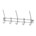 Intersteel kapstok - 5 haken - RVS geborsteld