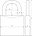 ABUS cilinder hangslot 65/40 - 40mm - gelijksluitend op nr. KA6411