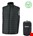 Opsial vest /bodywarmer gewatteerd - KANYON - zwart - maat 4XL