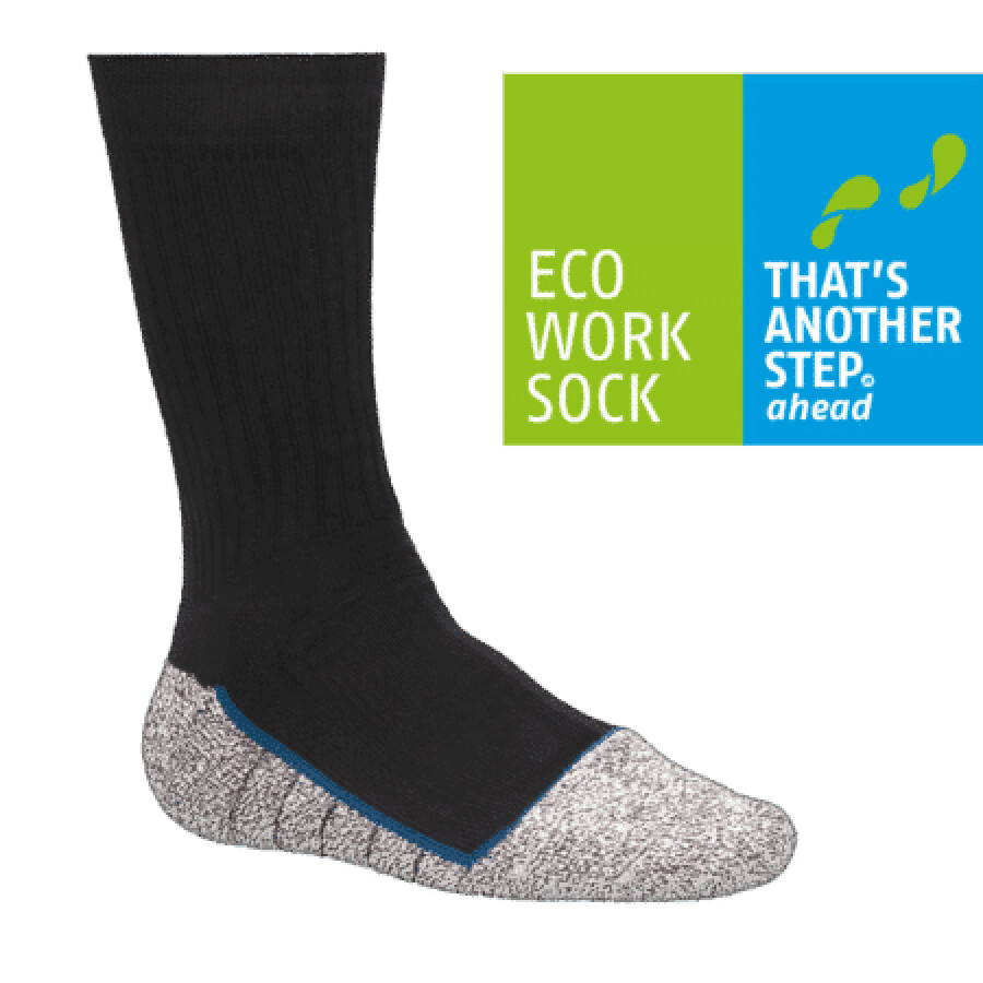 Bata Cool MS2 Eco werksokken zwart maat 35-38
