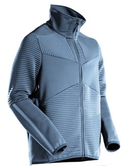 Mascot® 22503-681-85 modern fit fleecetrui met rits - steenblauw - maat 4XL