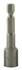 Ivana 54872 magnetische bit-dopsleutel - 1/4 inch - 6-kant - 8x55 mm 