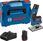 Bosch accu kantenfrees - GKF 12V-8 - 12V - 2x3.0 Ah accu en snellader - in L-BOXX