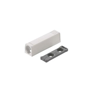 Blum rechte adapterplaat korte TIP-ON zijdewit 956.1201