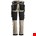 Snickers Workwear 6241 Stretch Werkbroek met holsterzakken khaki/zwart - maat 52