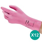 Ansell AlphaTec® 87-085 rubberen werkhandschoenen roze maat 10/XL - 12 paar
