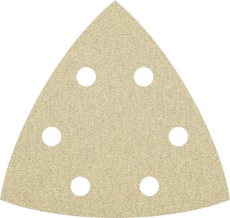 Ivana driehoek schuurschijven met klittenband 6-gats 96 mm