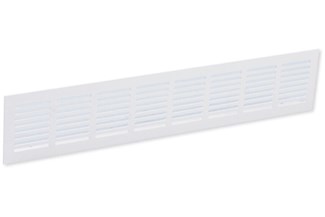 Nedco ventilatiestrip alu.wit 400 x 80mm wit