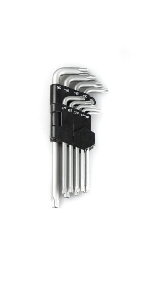 Ivana 55138 Stiftsleutelset 9-delig - Torx TR T10 t/m T50