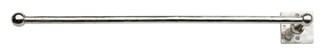 Dauby toiletrolhouder enkel - Pure Plus Square - wit brons - 350 mm - links