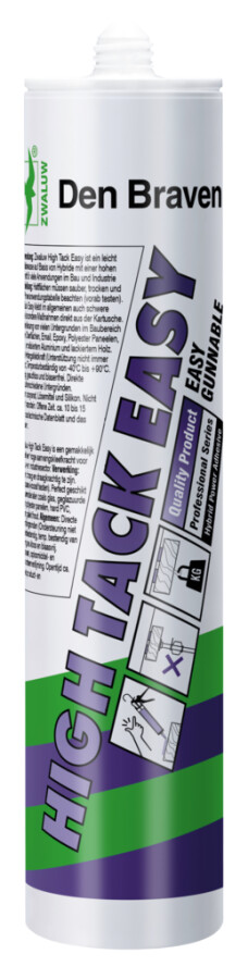 Zwaluw universele lijm - High Tack Easy - koker - 290ml - wit