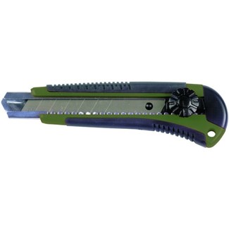 XHANDER Afbreekmes 18 mm - kunststof met draaiknop