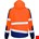 Opsial Softshell jas oranje-marineblauw High-Visibility - maat S